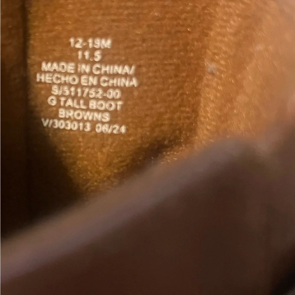 Old Navy Tan Kids Boots with Buckle